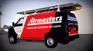 airmasters truck serving heating and air little rock