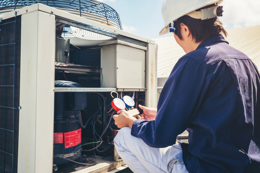 A commercial HVAC tech in North Little Rock
